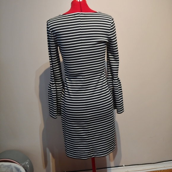 Banana Republic Striped Ponte Knit Dress - Picture 2 of 8